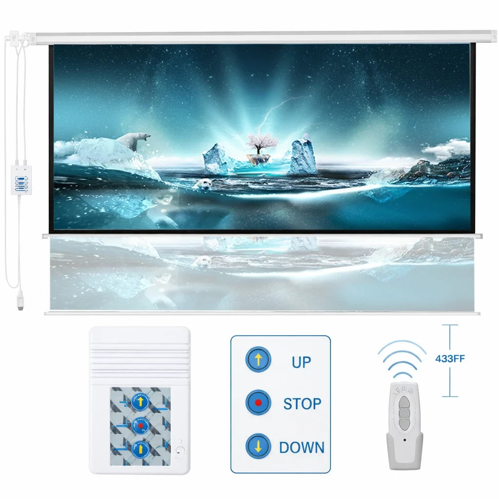 Optiview Screens Electric Projector Screen 13x10