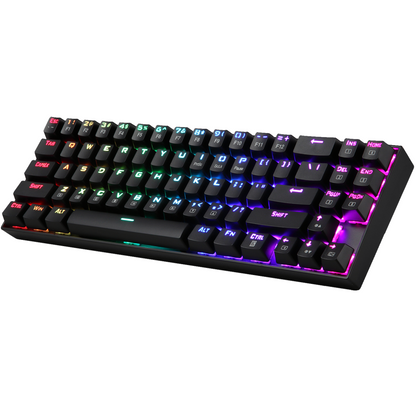 Redragon K599 KRS DEIMOS RGB Wireless Mechanical Gaming Keyboard with Red Switches (Black)