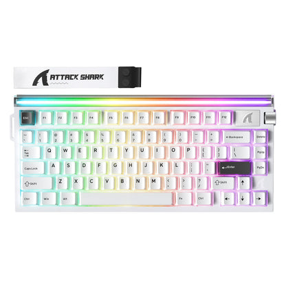 ATTACK SHARK R85 HE Rapid Trigger Keyboard Magnetic Switch with Custom Lightbox