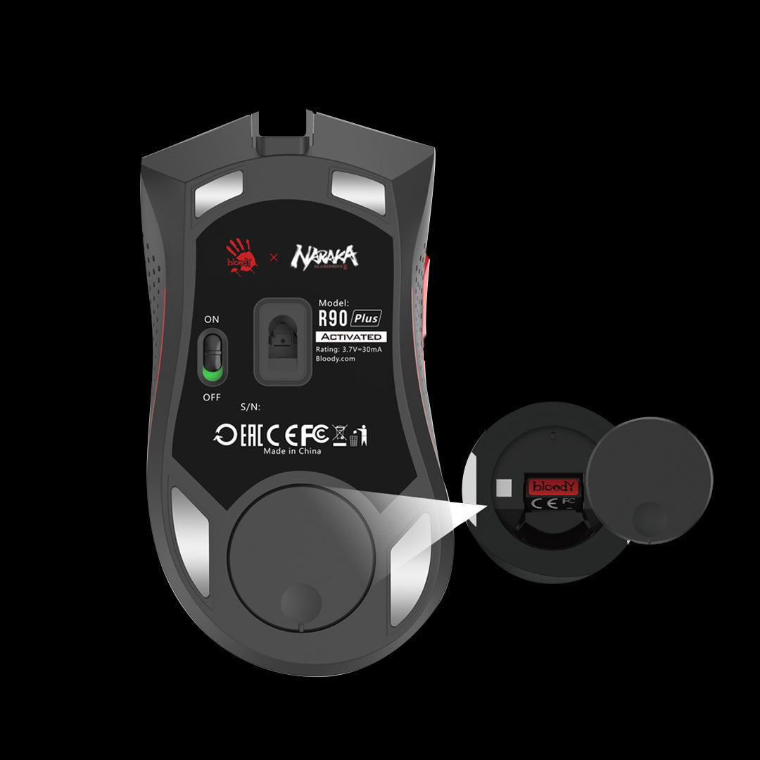 R90 Plus Naraka 2.4G Wireless Gaming Mouse