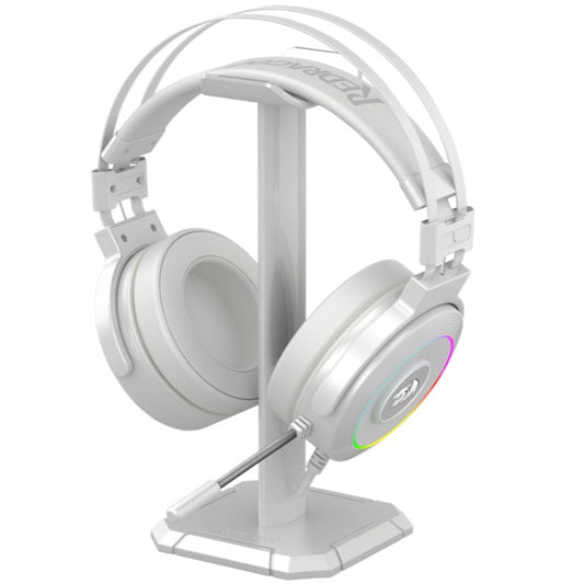 Redragon H320W LAMIA 2 RGB 7.1 Gaming Headset with Noise-Cancellation (White)