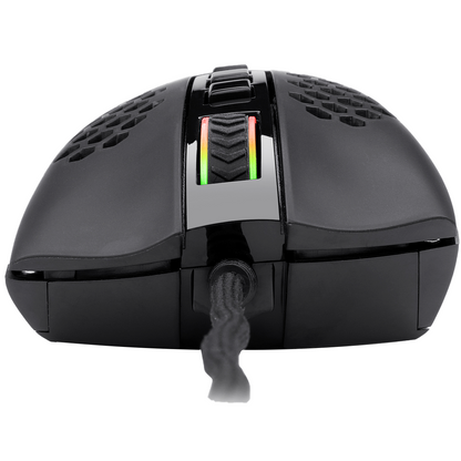 Redragon M808 STORM LUNAR Lightweight RGB Gaming Mouse, 12400 DPI (Black)