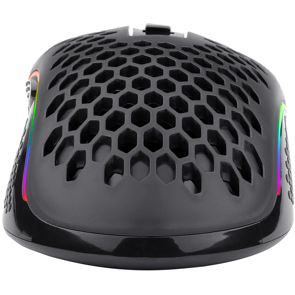Redragon M808 STORM LUNAR Lightweight RGB Gaming Mouse, 12400 DPI (Black)