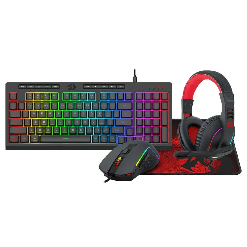 Redragon S148 RGB K515, M616, H120 & P016 4-in-1 Combo Set