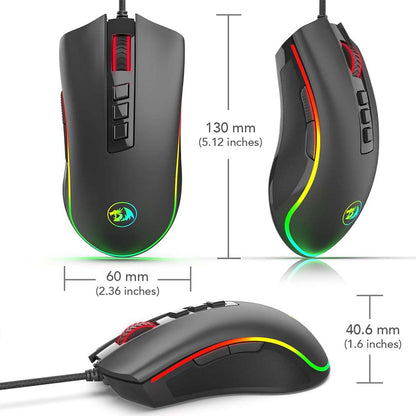 Redragon M711-Fps-1 Cobra 32K DPI RGB Wired Gaming Mouse