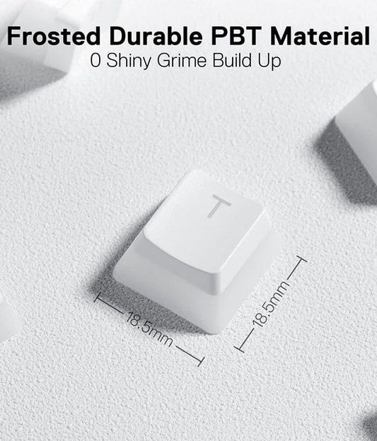 Redragon A130 Scarab Pudding Keycaps (White)