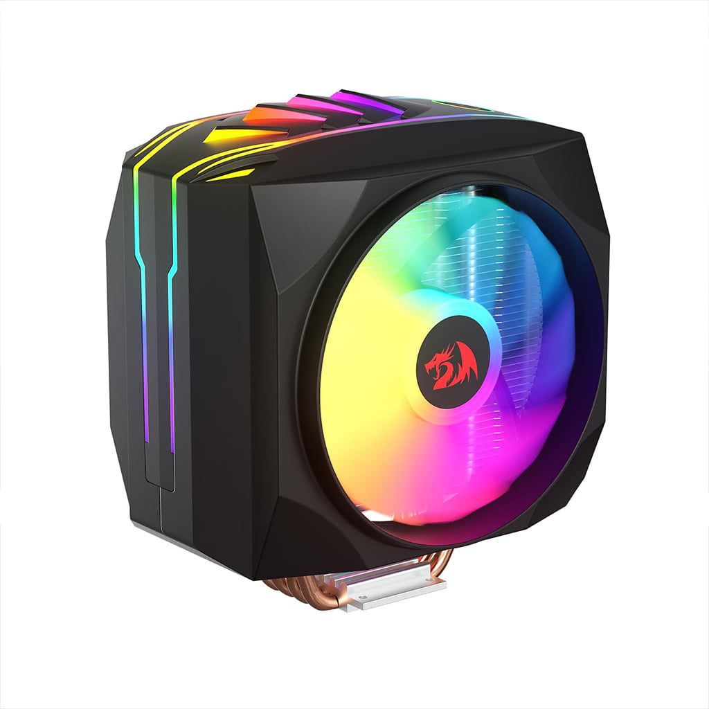 Redragon CC 2199 RGB 4 Copper Pipes Air CPU Cooler Dual PWM Low Noise Fans
