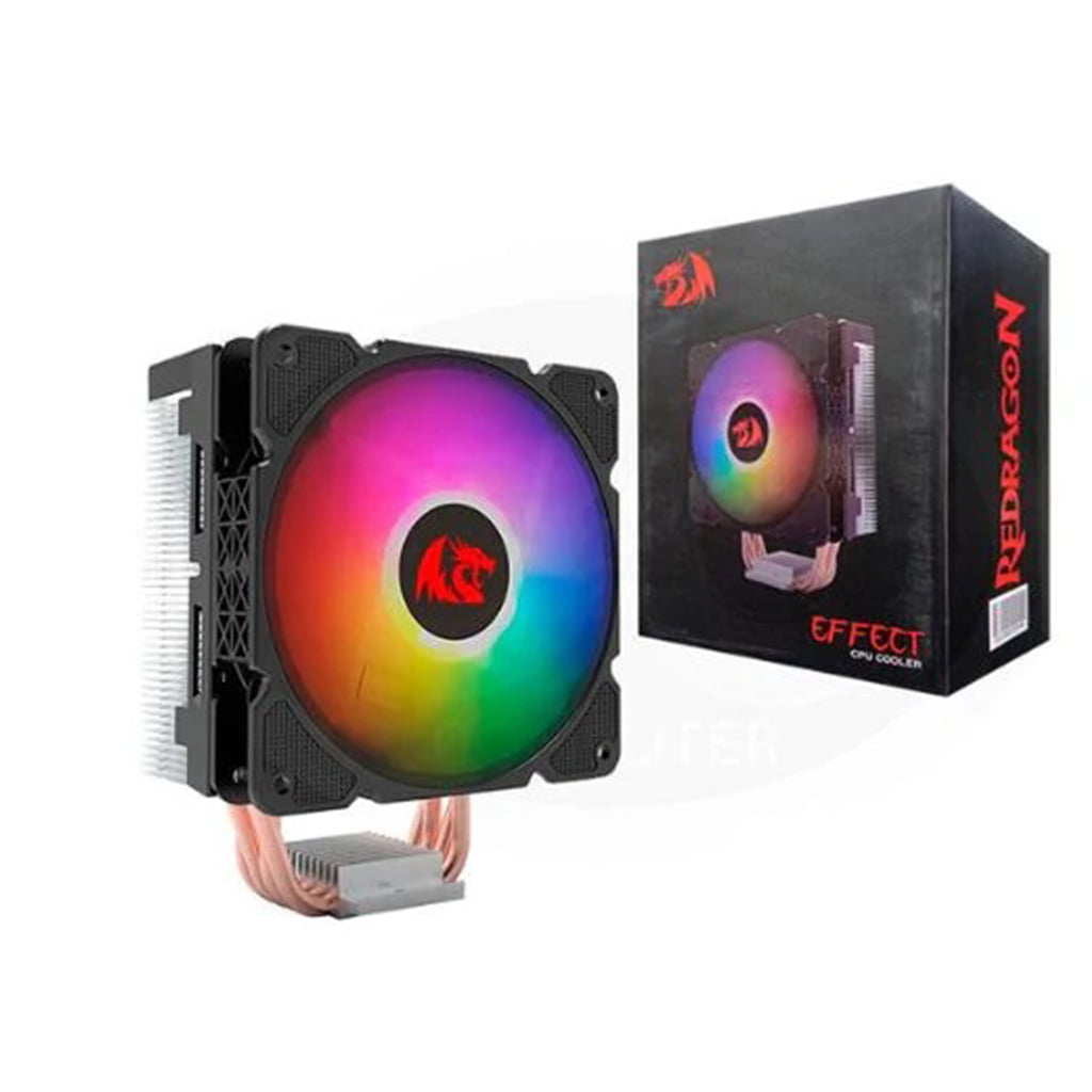 Redragon CC 2000 Effect RGB 4× 6 Copper Heat Pipes Air CPU Cooler