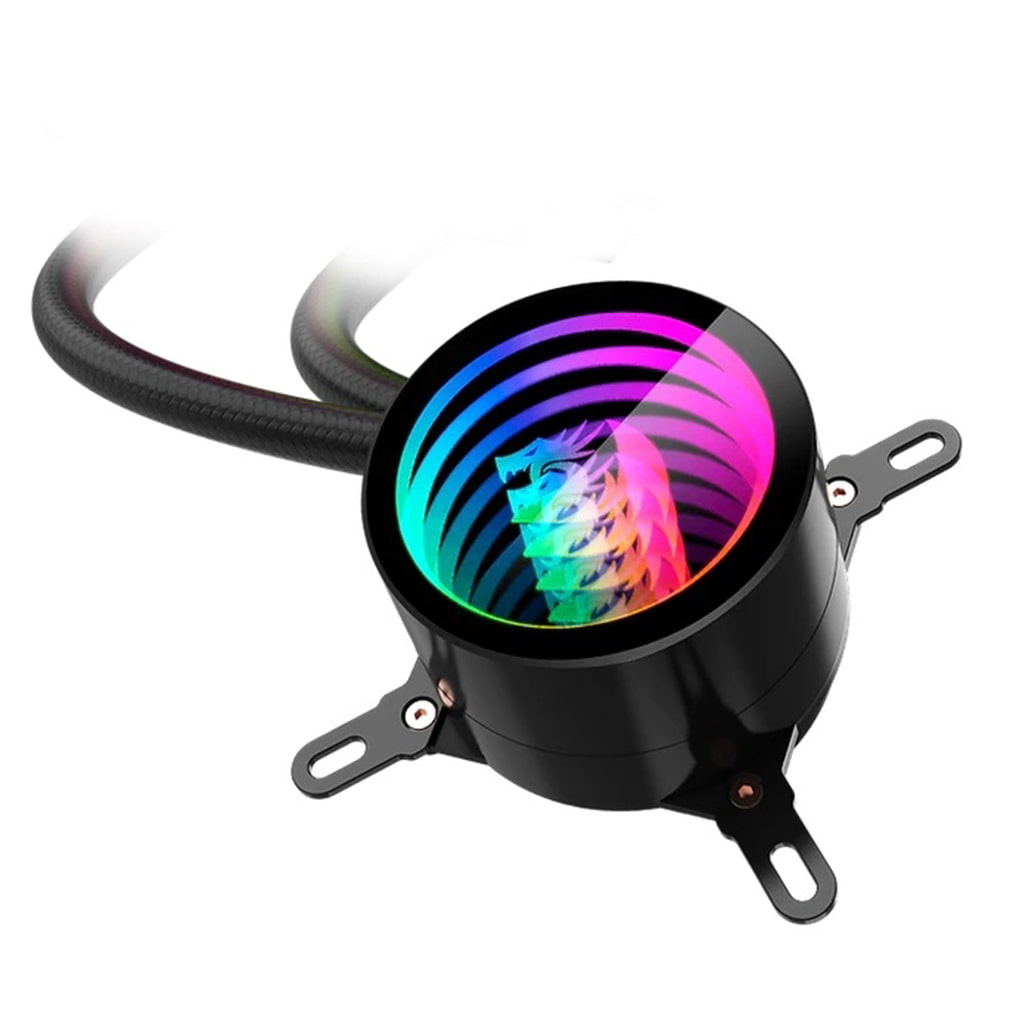 Redragon CCW-3011 black ARGB Dual 120mm Fans Liquid CPU Cooler