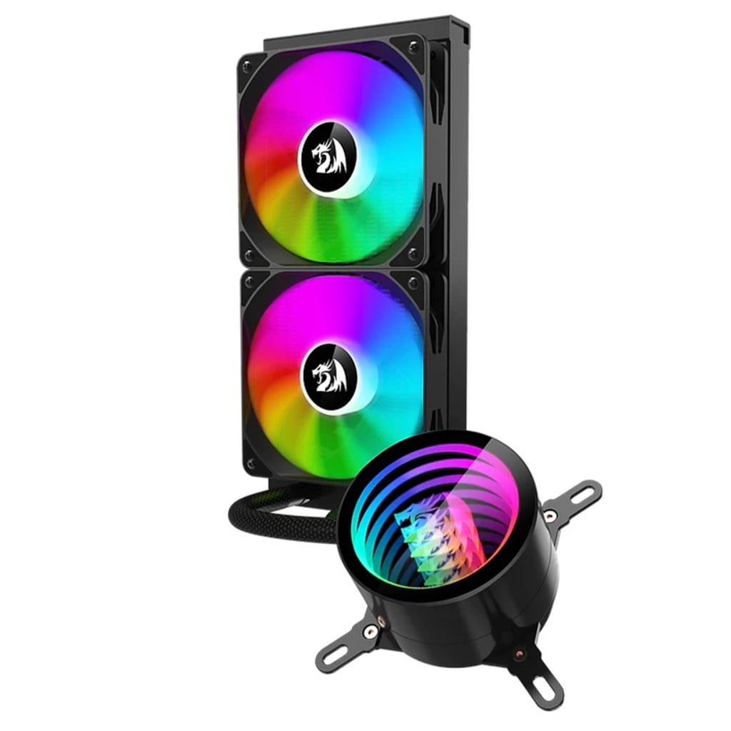 Redragon CCW-3011 black ARGB Dual 120mm Fans Liquid CPU Cooler