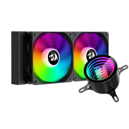 Redragon CCW-3011 black ARGB Dual 120mm Fans Liquid CPU Cooler