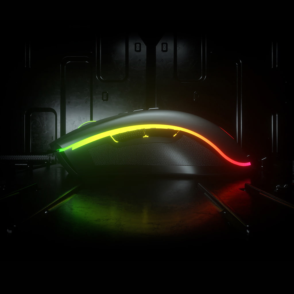 Redragon M711 Cobra Chroma Black 7 Programable Button Wired Gaming Mouse