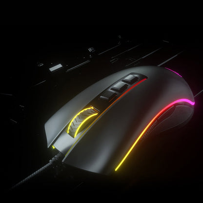 Redragon M711 Cobra Chroma Black 7 Programable Button Wired Gaming Mouse