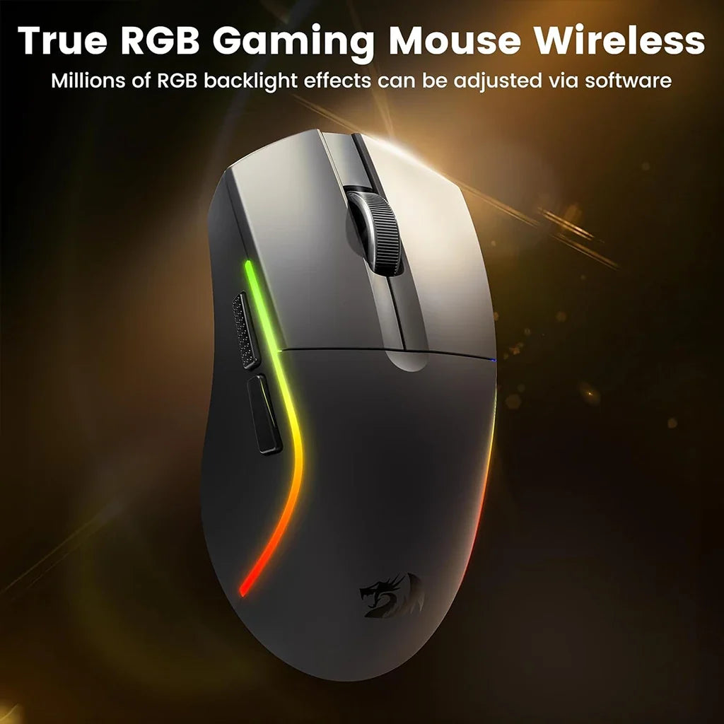 Redragon M816 PRO Deicide tri-mode 26K DPI RGB Gaming Mouse
