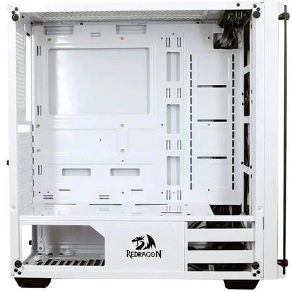 Redragon Wheel Jack Gc-606 White Game Case With 3 RGB Fan