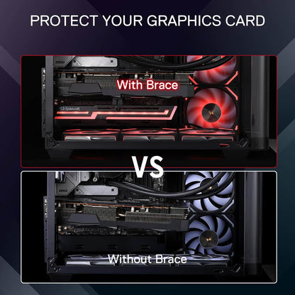 Redragon GCP03 Black ARGB Graphics Card Support Bracket