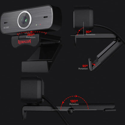 Redragon GW600 720P HD Dual MEMS Microphone Webcam