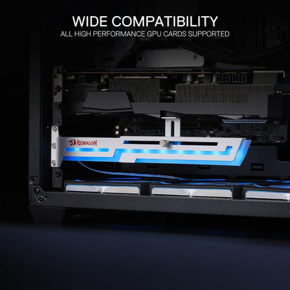 Redragon GCP03 White ARGB GPU Support Bracket