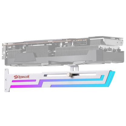 Redragon GCP03 White ARGB GPU Support Bracket