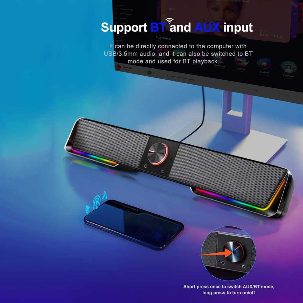 Redragon GS570 Darknets RGB Wireless/Wired Soundbar