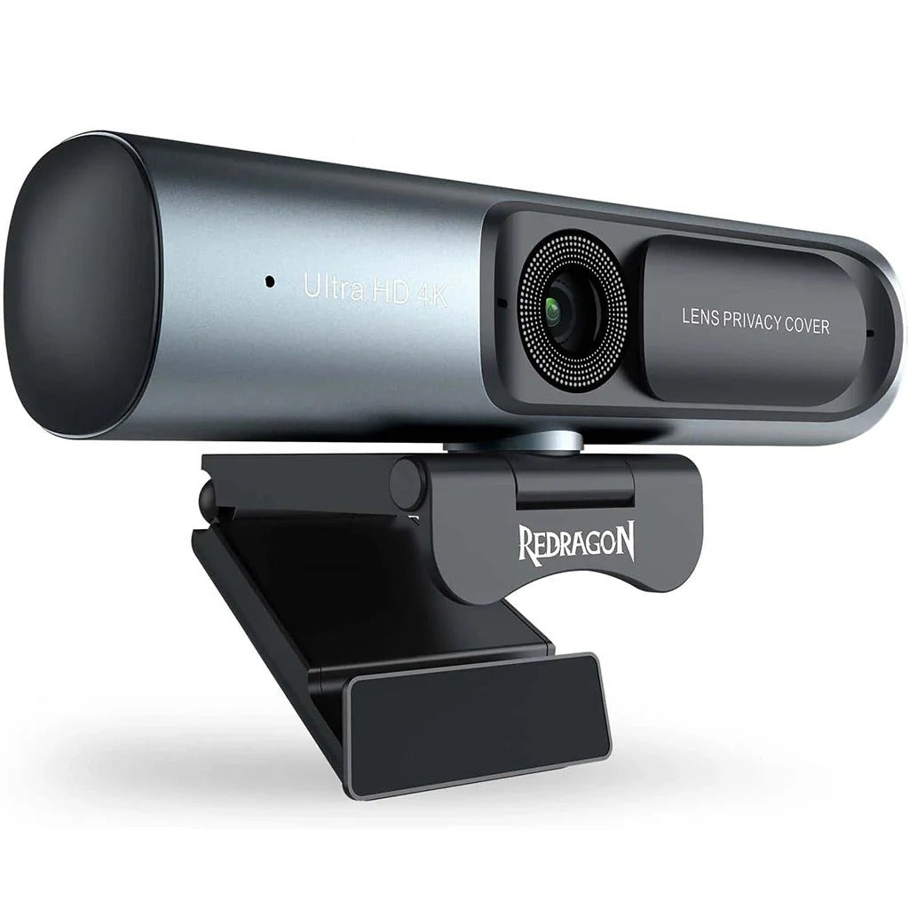 Redragon GW911 CYBERLENS 4K Ultra HD Noise-Cancelling Privacy Cover Webcam