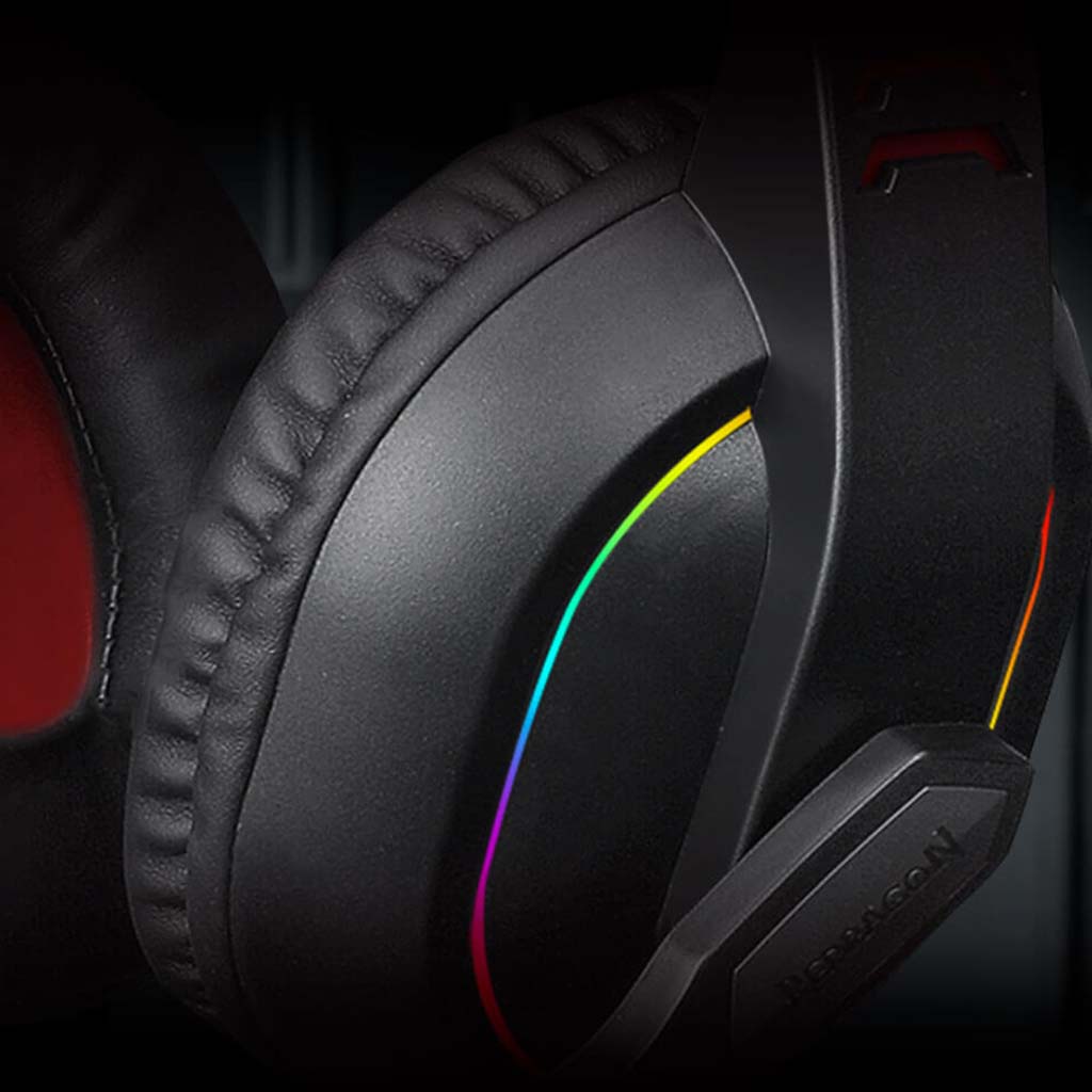 Redragon H120 ARES RGB Foldable Mic Wired Gaming Headset
