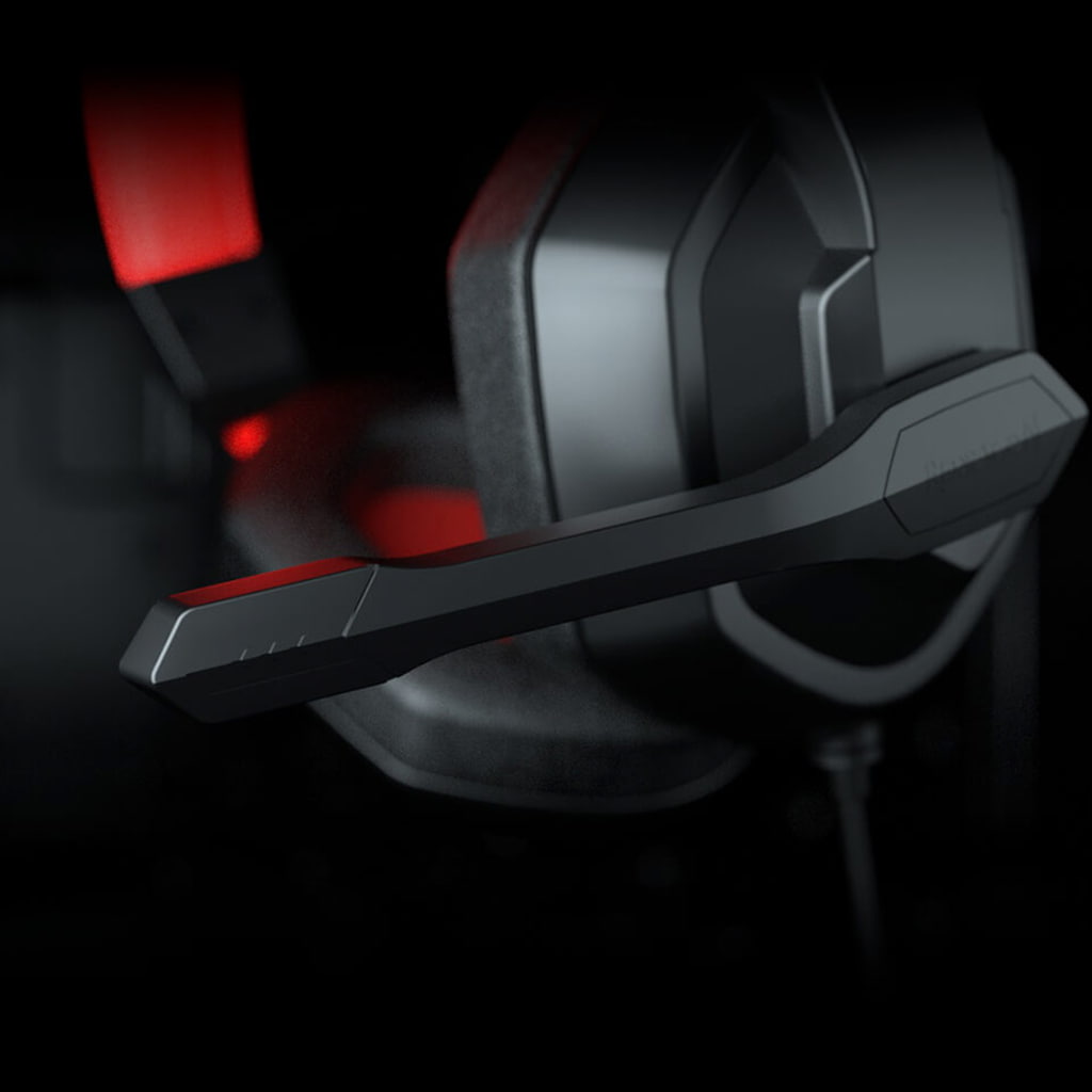 Redragon H120 Ares Noise cancelling Foldable Mic Gaming Headset