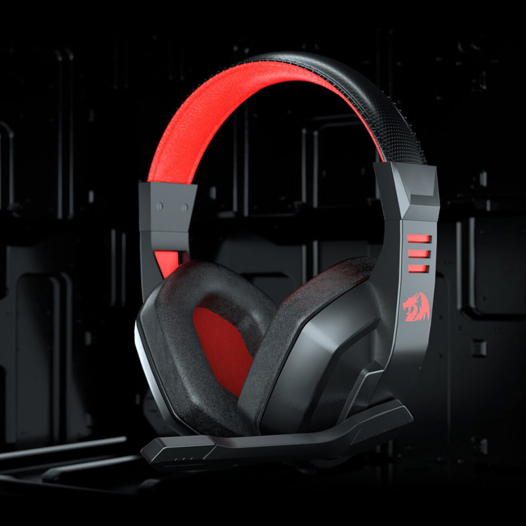 Redragon H120 Ares Noise cancelling Foldable Mic Gaming Headset