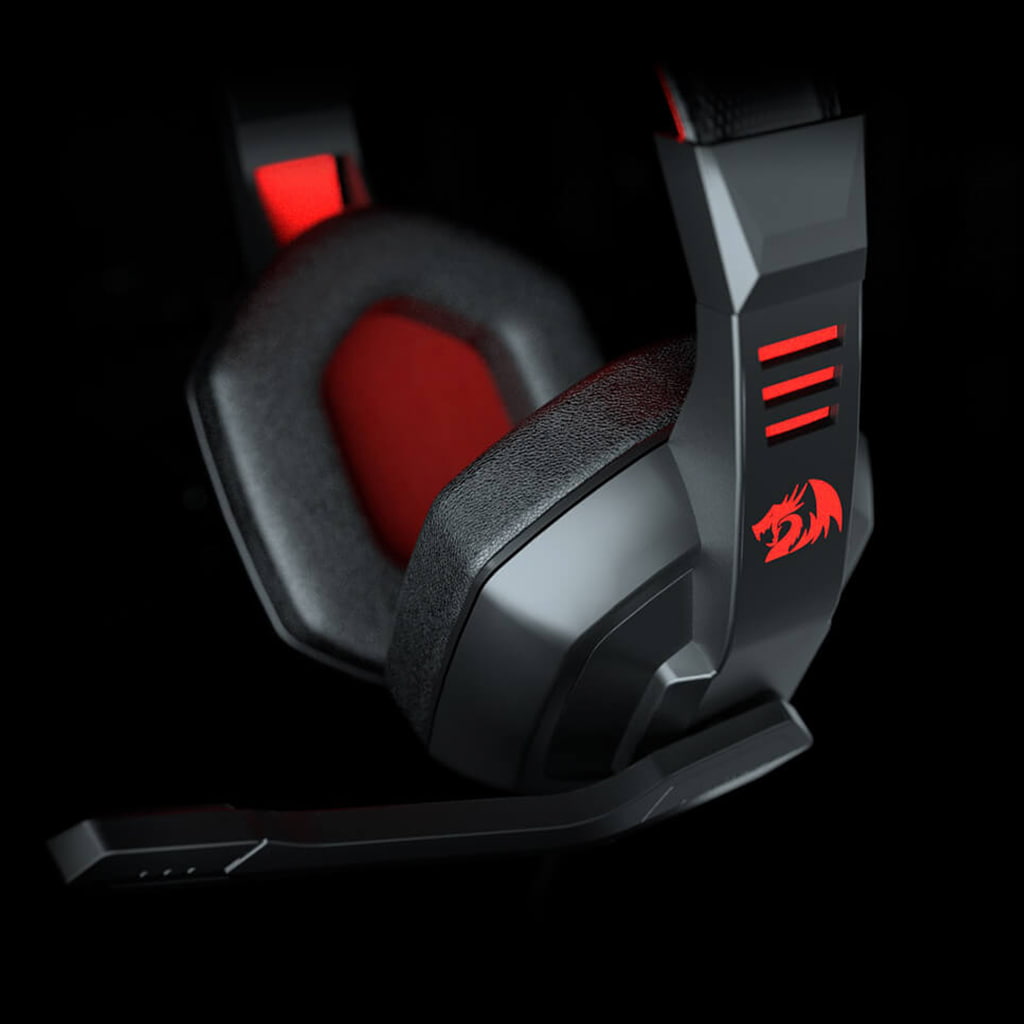 Redragon H120 Ares Noise cancelling Foldable Mic Gaming Headset