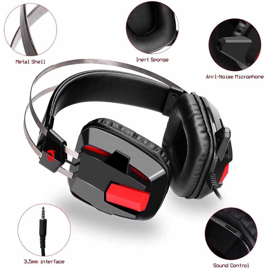 Redragon H201 Lagopasmutus 7.1 Sorround Sound Gaming Headphone