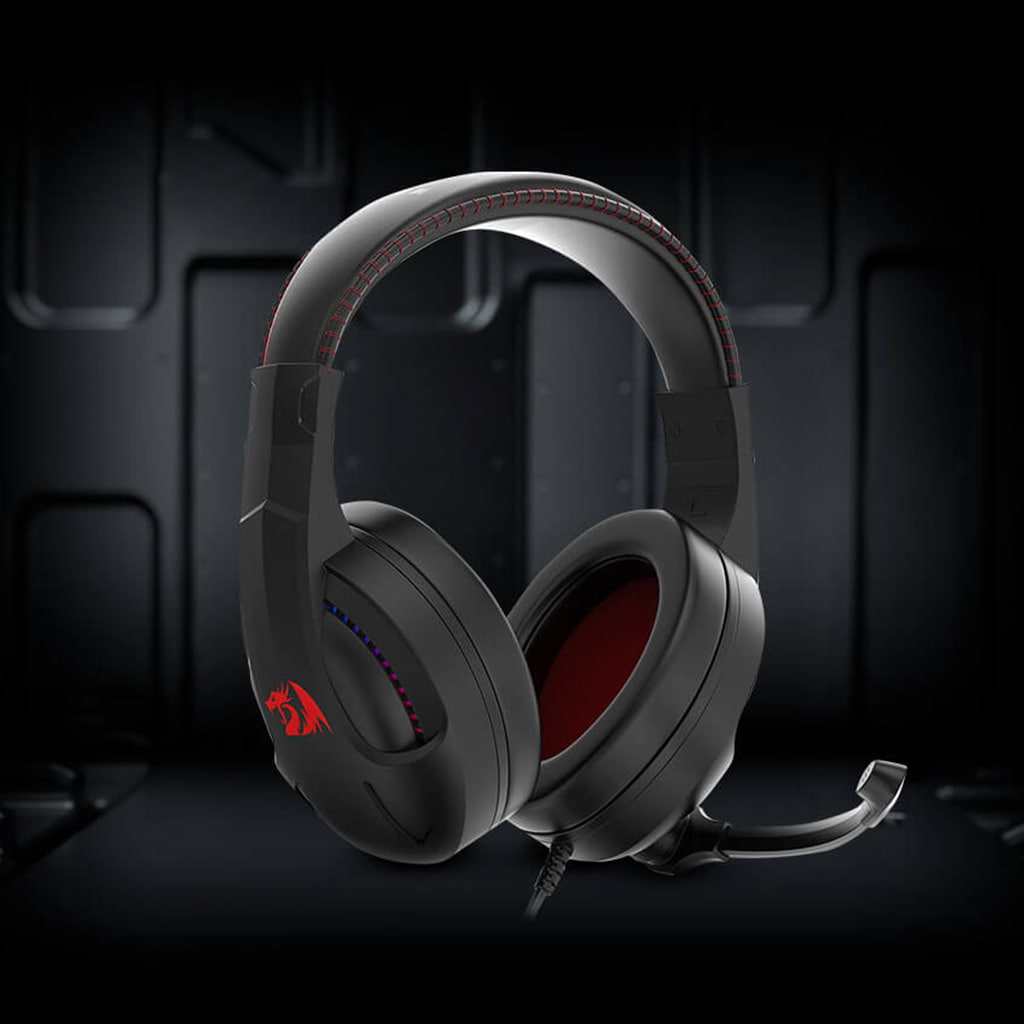 Redragon H211 Black Noise-Canceling Wired Gaming Headset