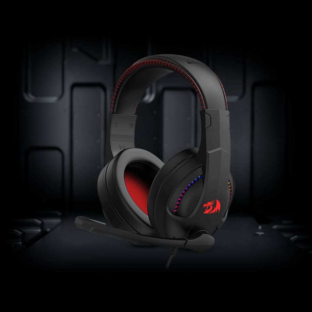 Redragon H211 Black Noise-Canceling Wired Gaming Headset