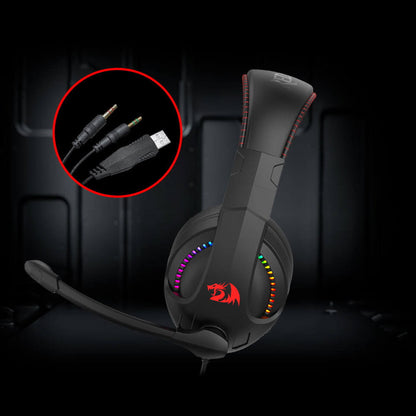 Redragon H211 Black Noise-Canceling Wired Gaming Headset