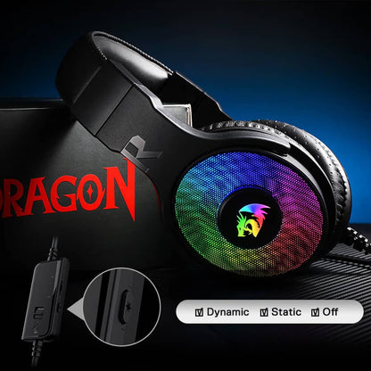 Redragon H350 Black Pandora RGB USB Wired Stereo Sound Gaming Headset