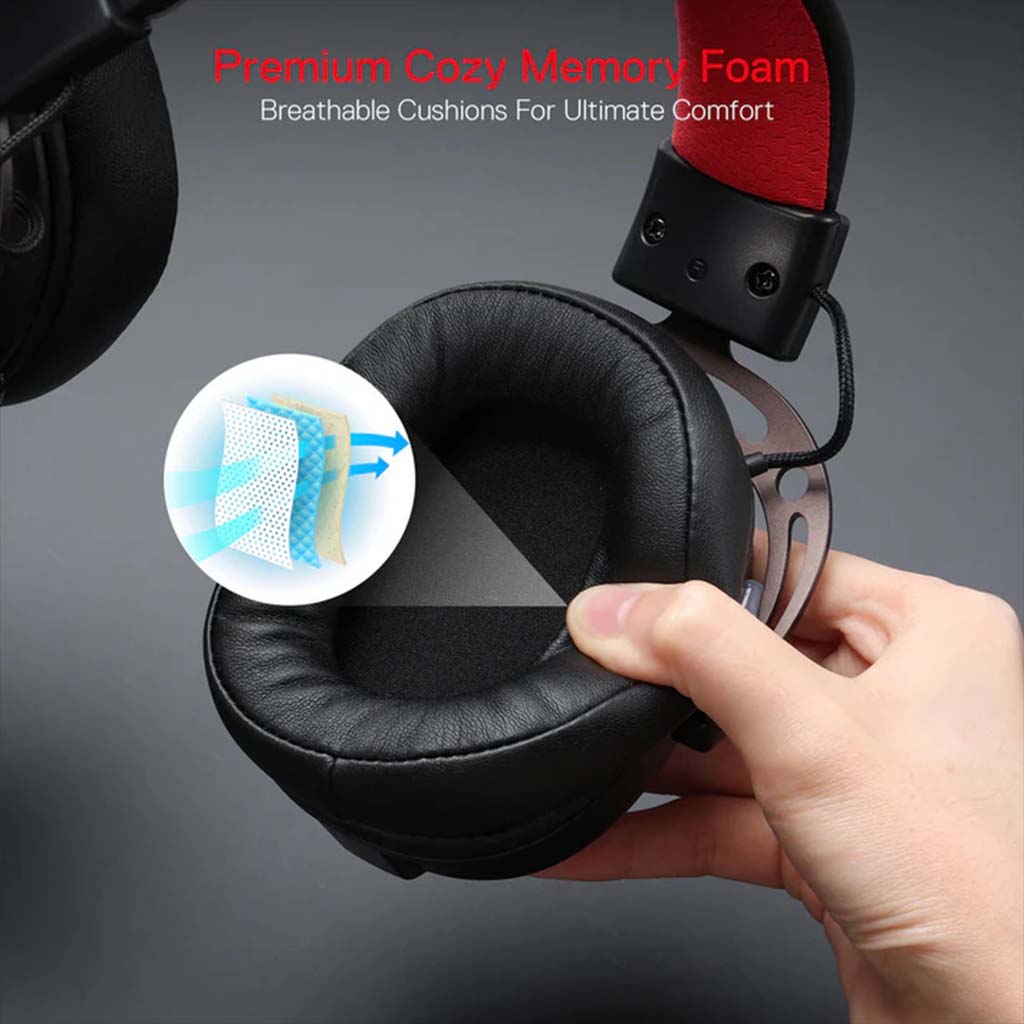 Redragon H376 Aurora 7.1 Surround Sound USB Wired Gaming Headset