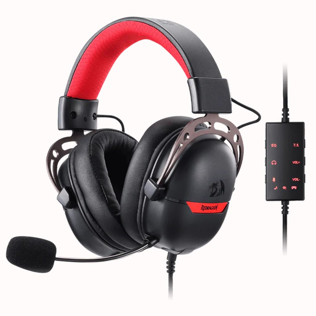 Redragon H376 Aurora 7.1 Surround Sound USB Wired Gaming Headset