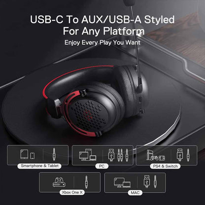 Redragon H386 Diomedes Lightweight Noise Cancelling Gaming Headset