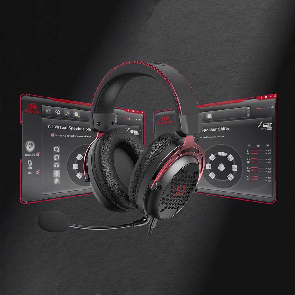 Redragon H386 Diomedes Lightweight Noise Cancelling Gaming Headset