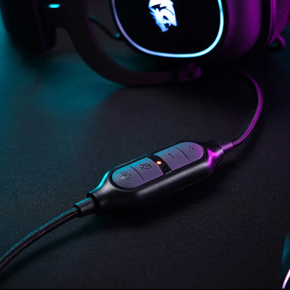Redragon H510 Zeus-X Black RGB 7.1 Surround Sound Wired Headset