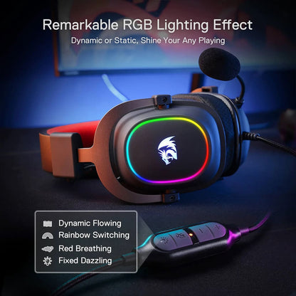 Redragon H510 Zeus-X Black RGB 7.1 Surround Sound Wired Headset