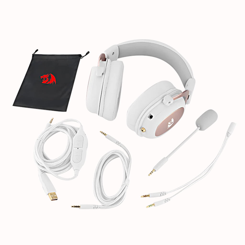 Redragon H510 White 7.1 Surround Sound Wired Headset