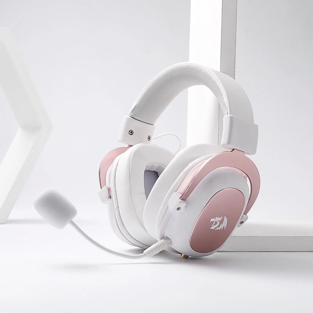 Redragon H510 White 7.1 Surround Sound Wired Headset