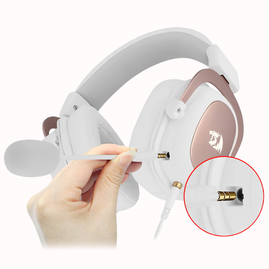 Redragon H510 White 7.1 Surround Sound Wired Headset