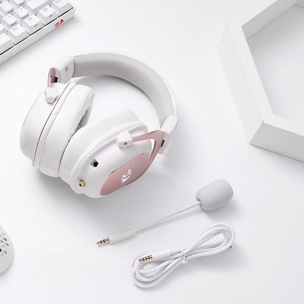 Redragon H510 White 7.1 Surround Sound Wired Headset