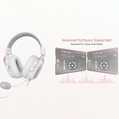 Redragon H510 White 7.1 Surround Sound Wired Headset