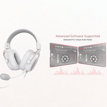 Redragon H510 White 7.1 Surround Sound Wired Headset