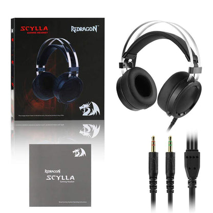 Redragon H901 Scylla black Noise Cancelling Wired Headset