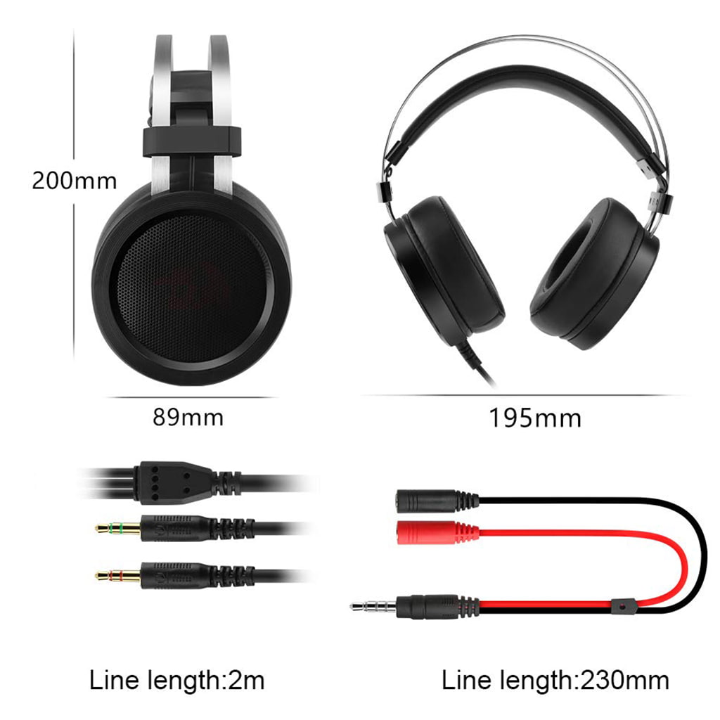 Redragon H901 Scylla black Noise Cancelling Wired Headset