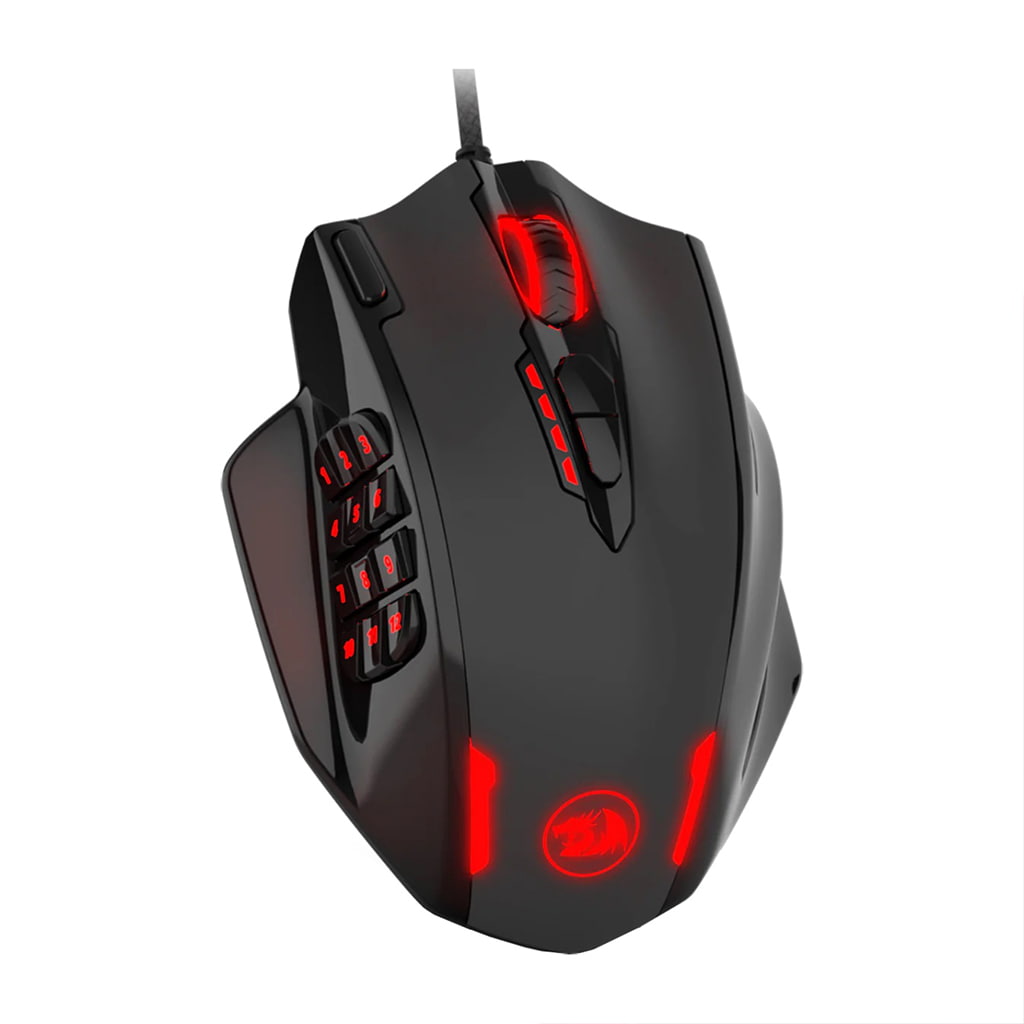 Redragon M908 IMPACT MMO 12400 DPI RGB Gaming Mouse