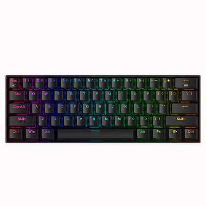 Redragon Daraconic K530-Pro-RGB-Black  60% RGB 3-modes Keyboard With Brown Switches